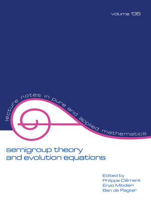 cover image of Semigroup Theory and Evolution Equations